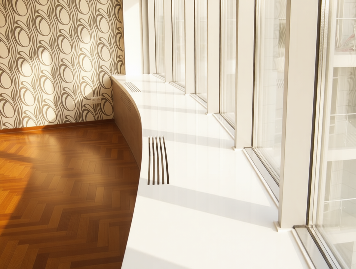 Изготовление эркерных подоконников на заказ