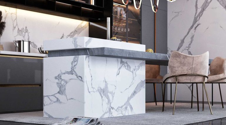 Bianco Statuario Extra — мрамор — фотография камня