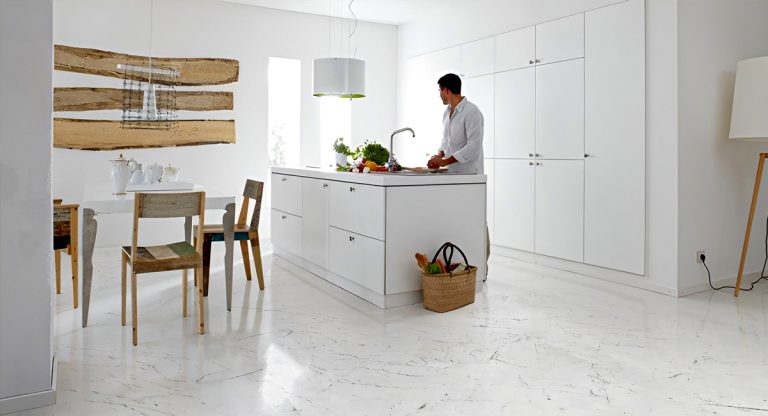 Bianco China — мрамор — фотография камня