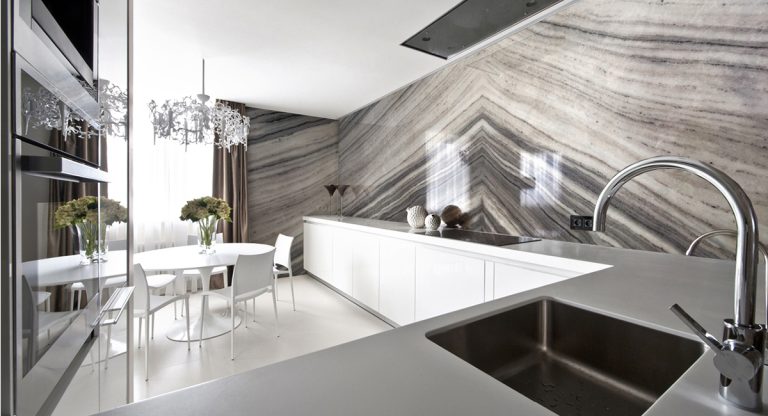 Bianco Lasa Silver HB — мрамор — фотография камня