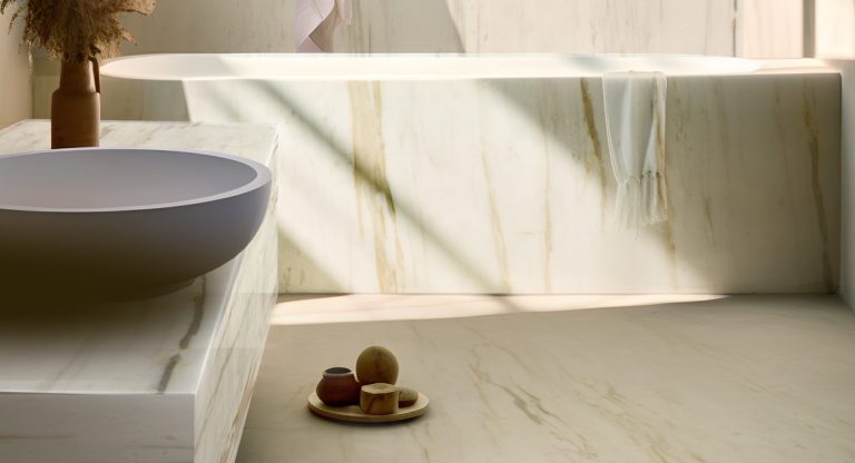 Bianco Venato Gold — мрамор — фотография камня