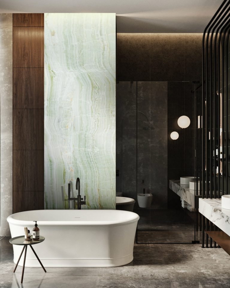 Onice Verde Light — оникс — фотография камня