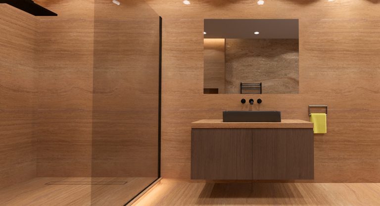 Travertine Noche — травертин — фотография камня
