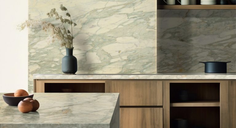 Calacatta Verde New — мрамор — фотография камня