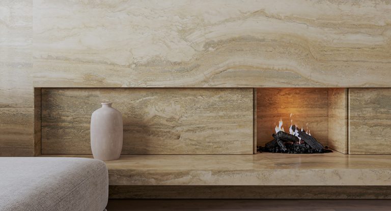 Travertine Silver Romano — травертин — фотография камня