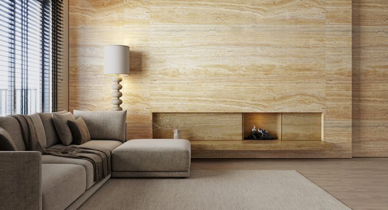 Travertine Striato — травертин — фотография камня