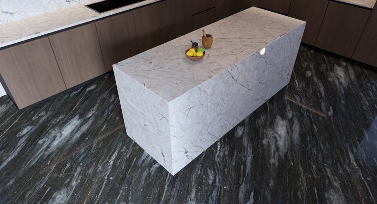 Atlantic White — кварцит — фотография камня