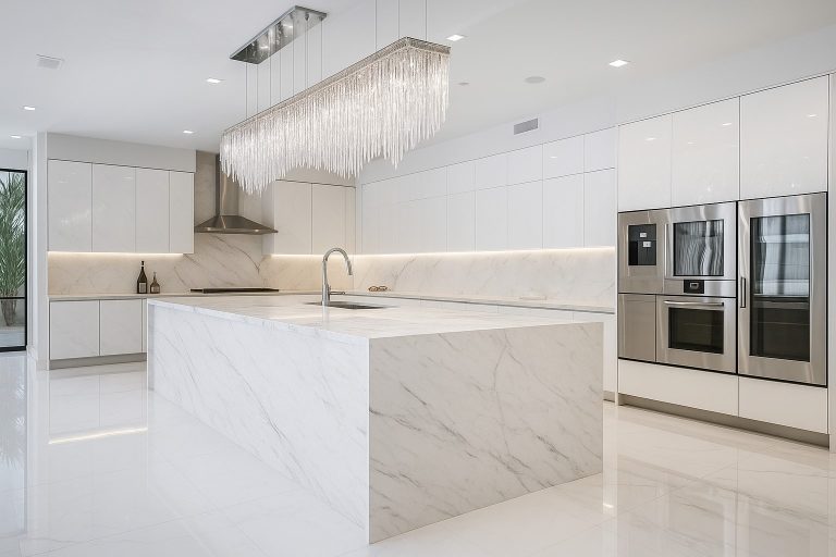 Bianco Covelano — мрамор — фотография камня