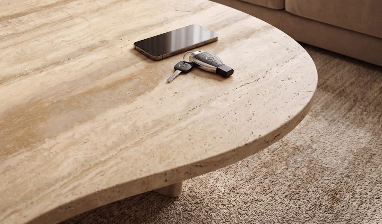 Travertine Beige Vein — травертин — фотография камня