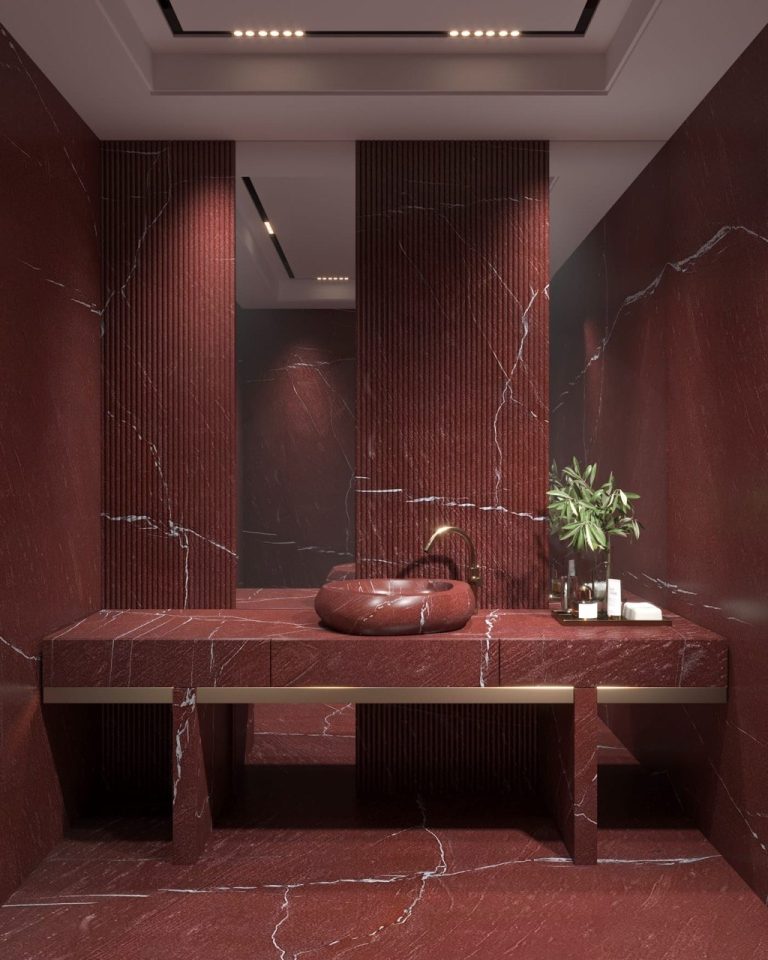Rosso Laguna — мрамор — фотография камня