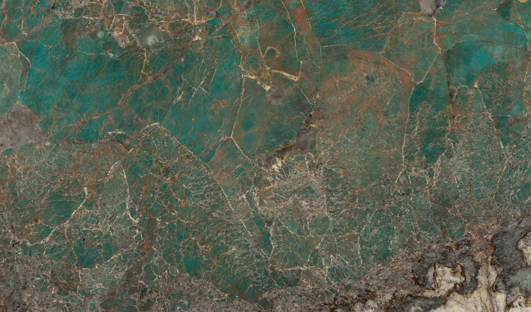 Amazonite — гранит — фрагмент