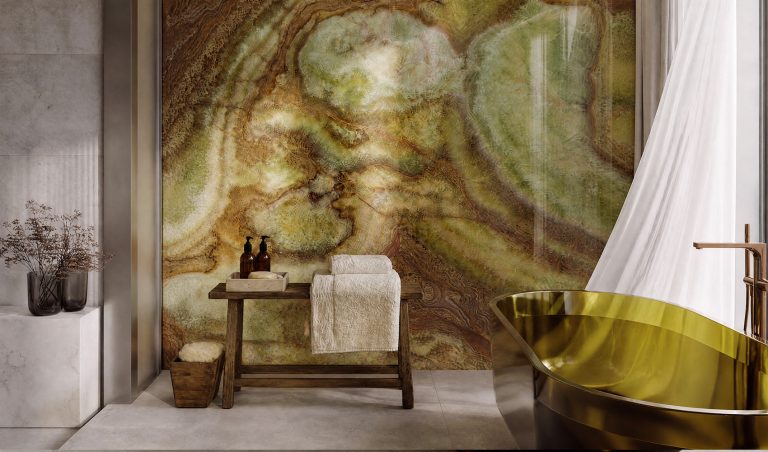 Onice Verde Cristallo — оникс — фотография камня