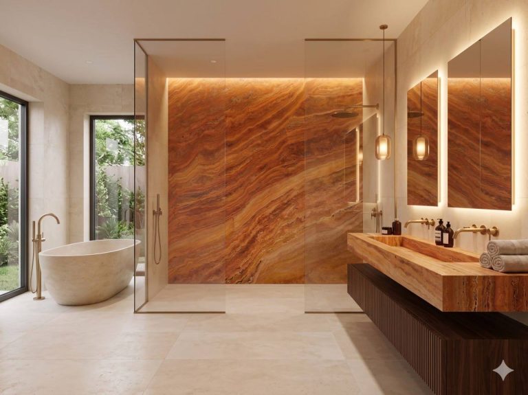 Travertine Autumn — травертин — фотография камня