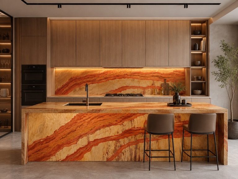 Travertine Fantastique — травертин — фотография камня