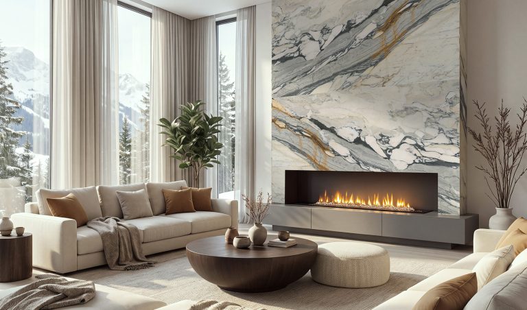 Calacatta Picasso — мрамор — фотография камня