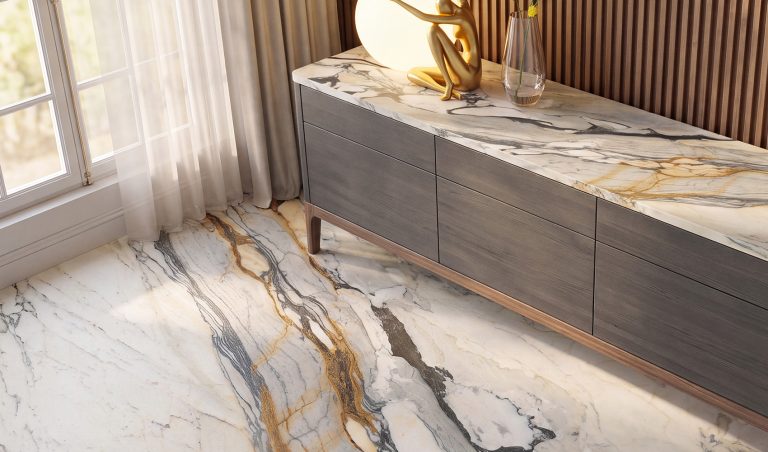 Calacatta Picasso — мрамор — фотография камня