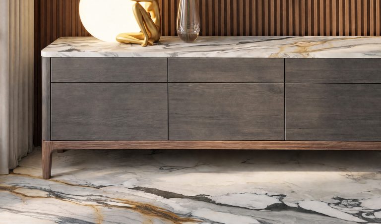 Calacatta Picasso — мрамор — фотография камня