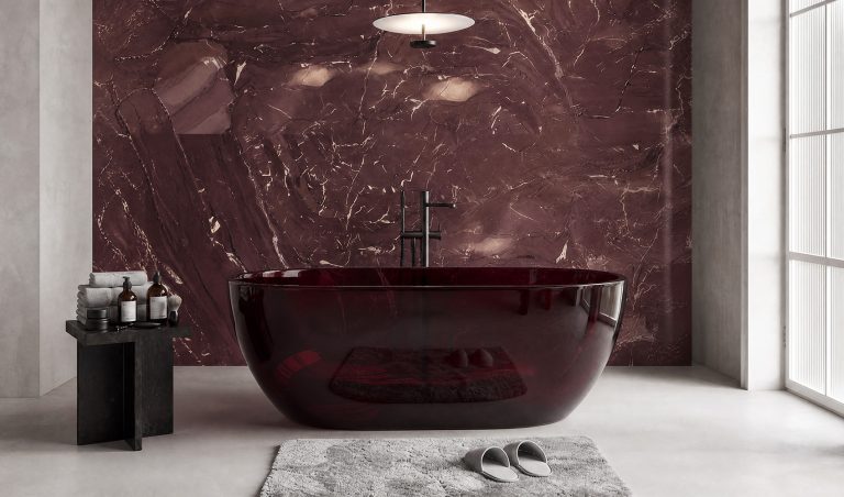 Rosso Cardinale — кварцит — фотография камня