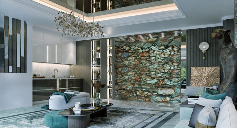 Breccia Fuchsite — кварцит — фотография камня