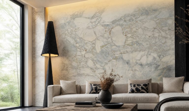 Arabescato Gold — мрамор — фотография камня