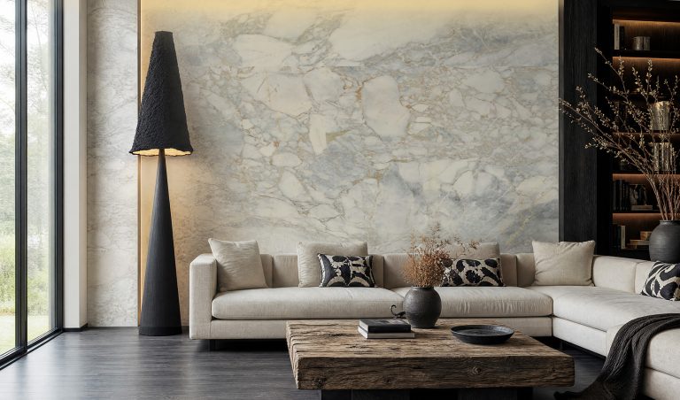 Arabescato Gold — мрамор — фотография камня