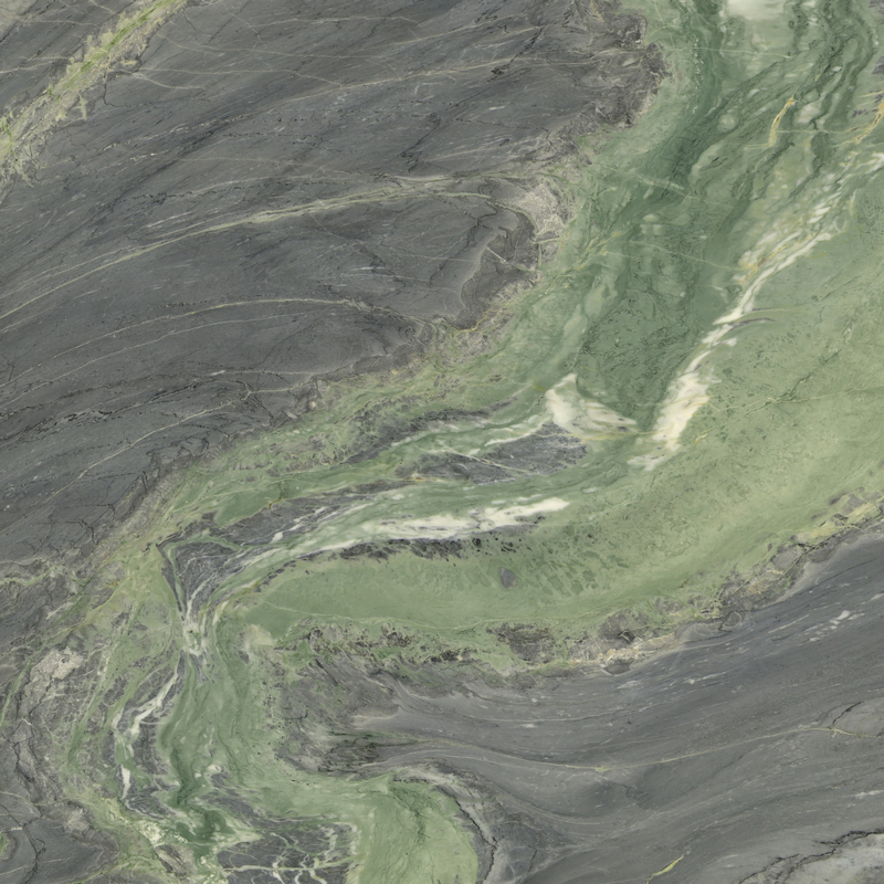 Green Tornado — мрамор — фрагмент