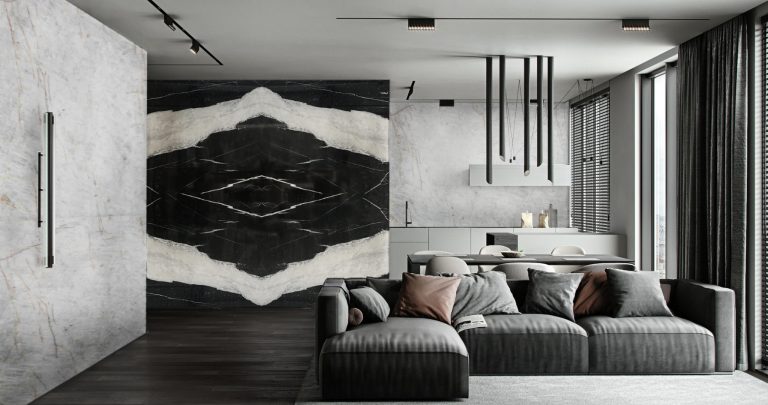 Negro Calacatta — мрамор — фотография камня