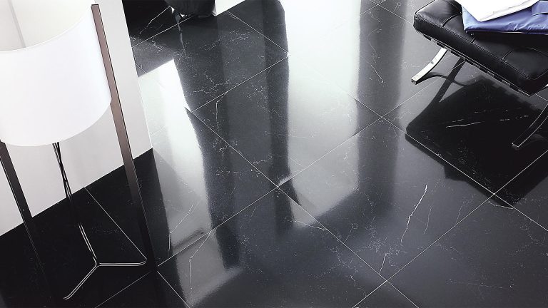 Negro Marquina — мрамор — фотография камня