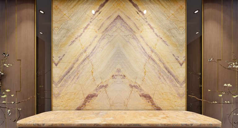 Giallo Unico — мрамор — фотография камня